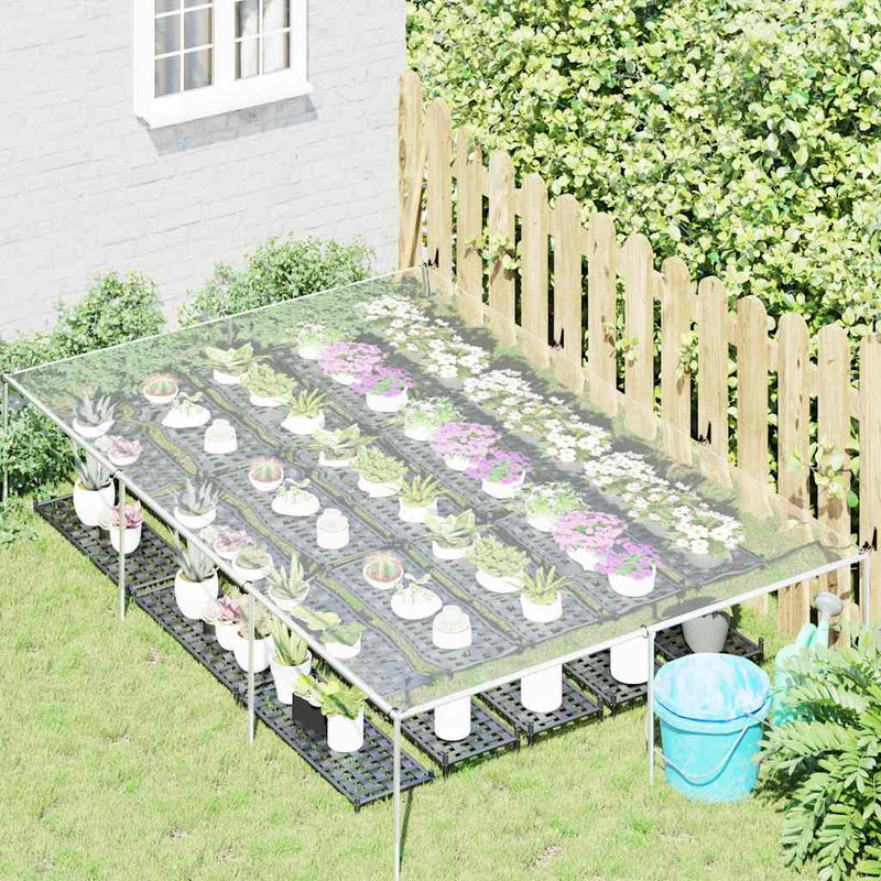 Load image into Gallery viewer, Vidaxl doorzichtig zeildoek met zeilringen 2x3 m pvc
