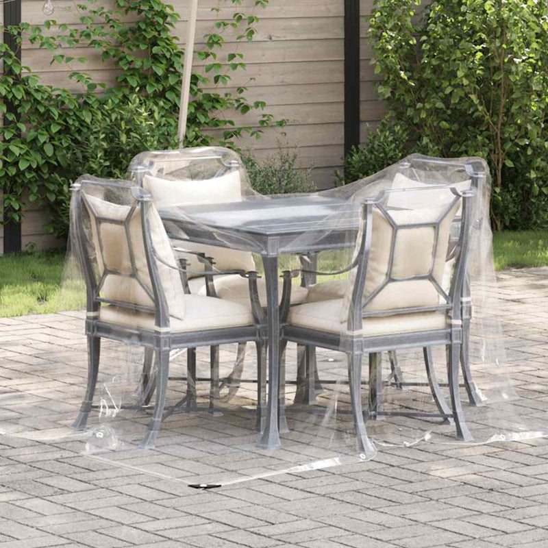 Load image into Gallery viewer, Vidaxl doorzichtig zeildoek met zeilringen 2x3 m pvc
