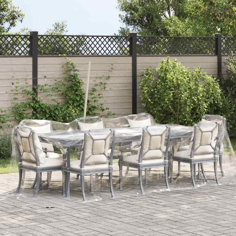 Load image into Gallery viewer, Vidaxl doorzichtig zeildoek met zeilringen 2x5 m pvc
