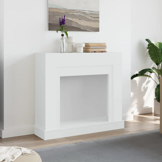 Vidaxl haardombouw 100x30x87,5 cm bewerkt hout wit