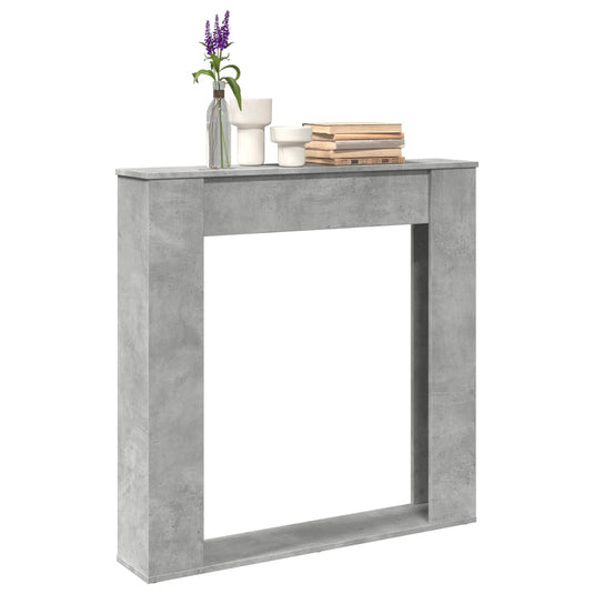 Vidaxl haardombouw 100x20x100 cm bewerkt hout betongrijs