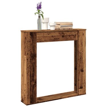Vidaxl haardombouw 100x20x100 cm bewerkt hout oud houtkleurig