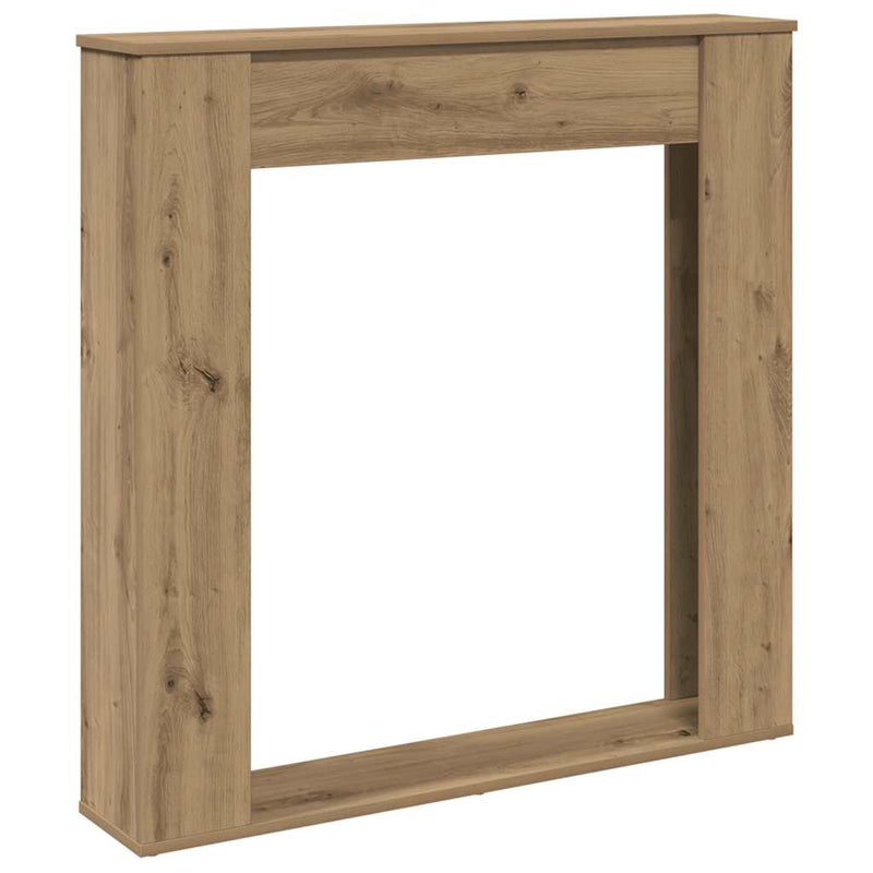 Chargez l'image dans la visionneuse de la galerie, Vidaxl haardombouw 100x20x100 cm bewerkt hout artisanaal eikenkleurig
