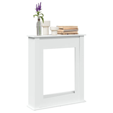 Vidaxl haardombouw 75x20x87,5 cm bewerkt hout wit