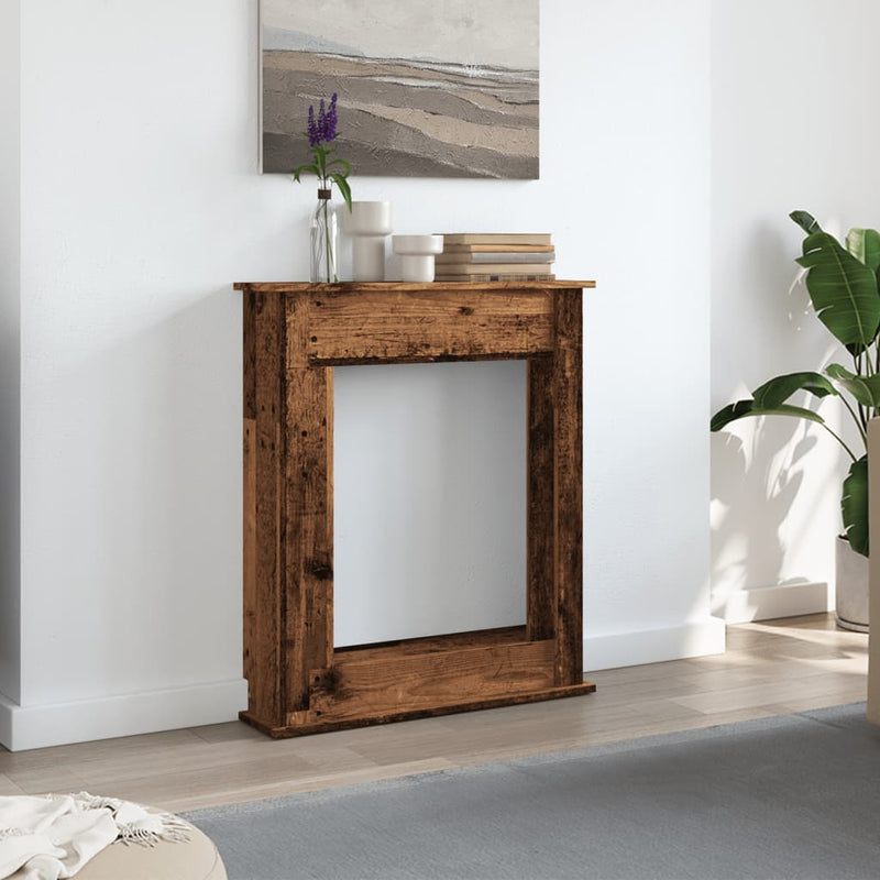 Chargez l'image dans la visionneuse de la galerie, Vidaxl haardombouw 75x20x87,5 cm bewerkt hout oud houtkleurig
