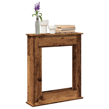 Vidaxl haardombouw 75x20x87,5 cm bewerkt hout oud houtkleurig
