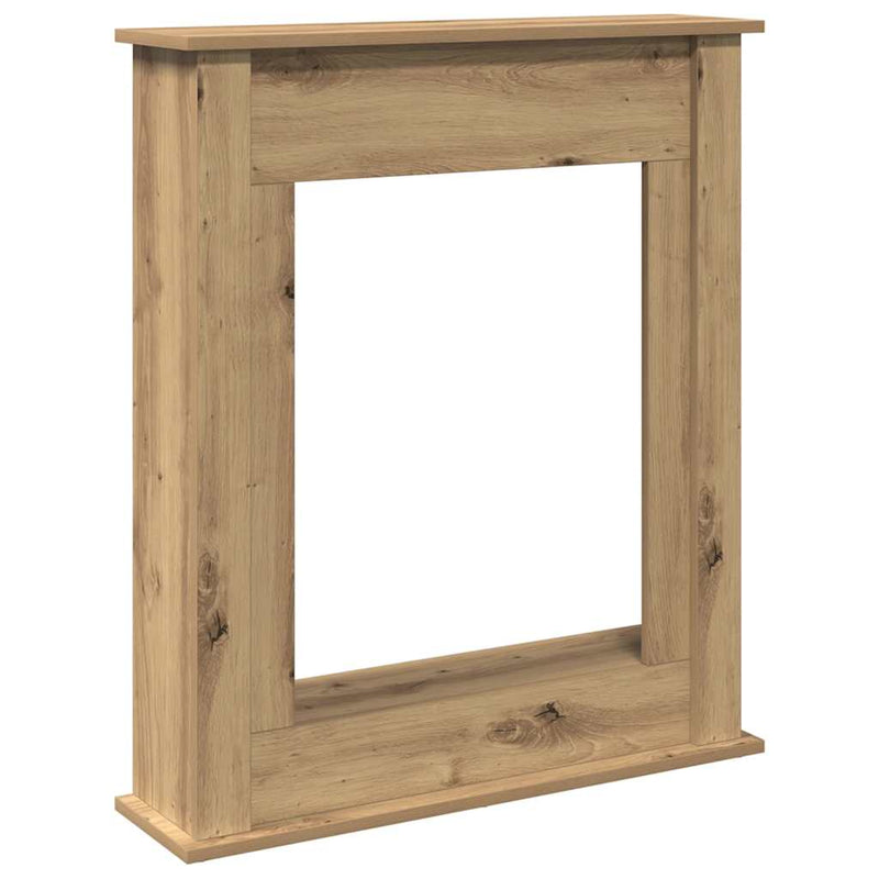 Chargez l'image dans la visionneuse de la galerie, Vidaxl haardombouw 75x20x87,5 cm bewerkt hout artisanaal eikenkleurig
