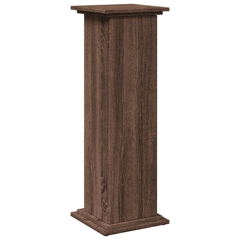 Load image into Gallery viewer, Vidaxl sokkel met opbergruimte 31x30x90 cm bewerkt hout bruin eiken
