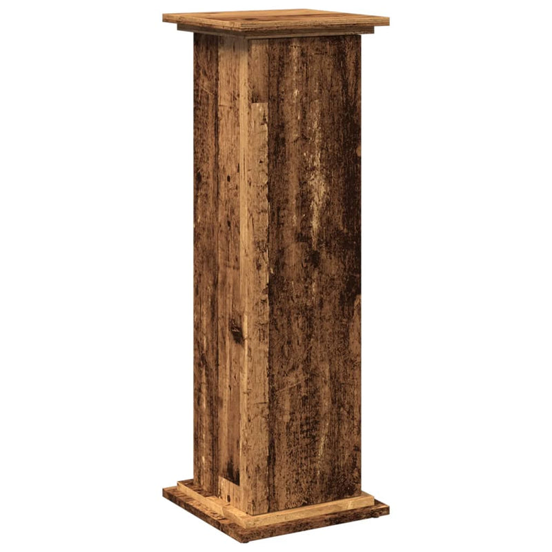 Load image into Gallery viewer, Vidaxl sokkel met opbergruimte 31x30x90 cm bewerkt hout oud houtkleur
