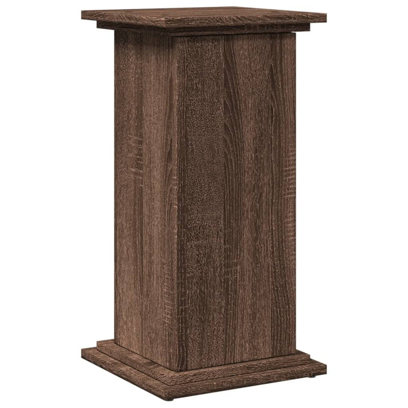 Load image into Gallery viewer, Vidaxl sokkel met opbergruimte 31x30x60 cm bewerkt hout bruin eiken
