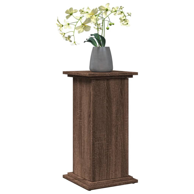 Load image into Gallery viewer, Vidaxl sokkel met opbergruimte 31x30x60 cm bewerkt hout bruin eiken
