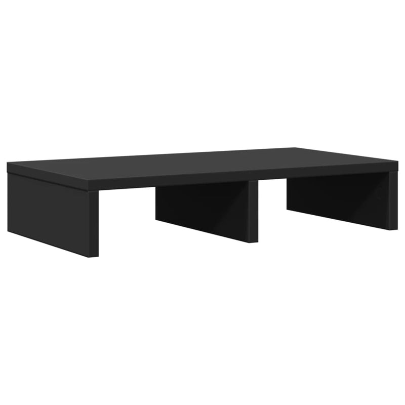 Load image into Gallery viewer, Vidaxl monitorstandaard 50x27x10 cm bewerkt hout zwart
