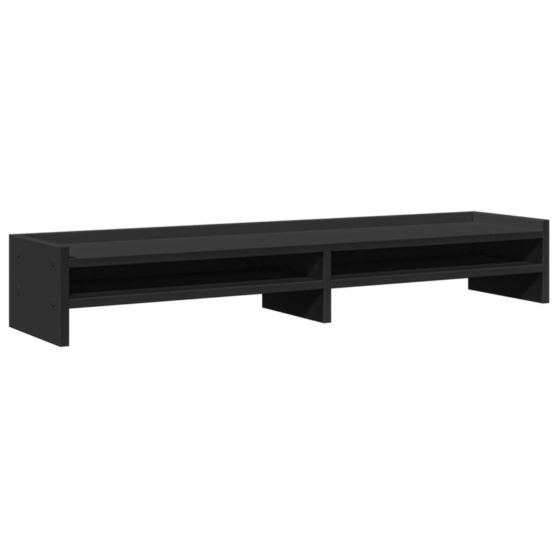 Load image into Gallery viewer, Vidaxl monitorstandaard 100x24x16 cm bewerkt hout zwart
