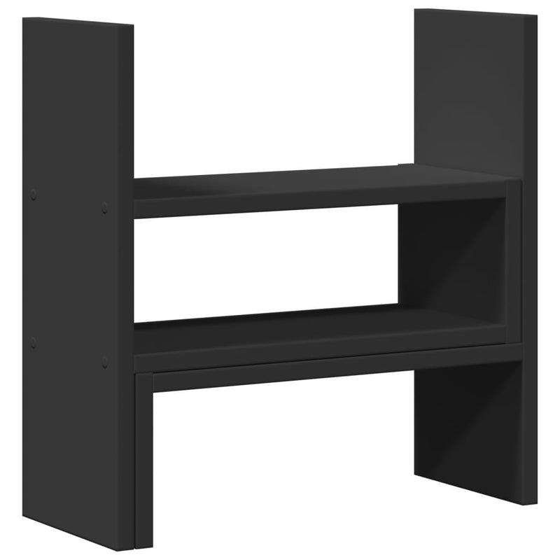Load image into Gallery viewer, Vidaxl bureau organiser 40x17x41 cm bewerkt hout zwart
