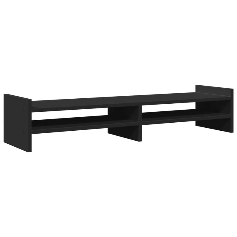 Load image into Gallery viewer, Vidaxl monitorstandaard 100x27x20 cm bewerkt hout zwart
