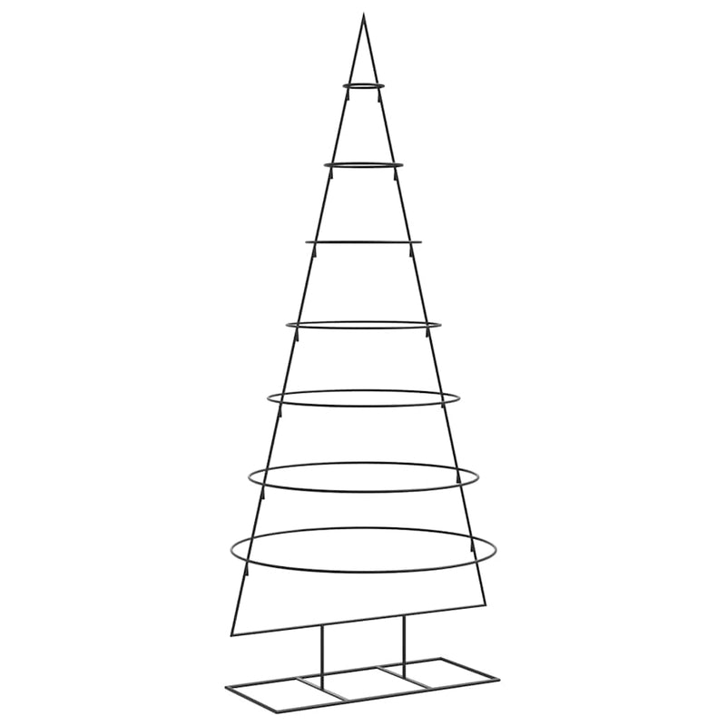 Afbeelding laden in galerijviewer, Vidaxl kerstdecoratie kerstboom 180 cm metaal zwart
