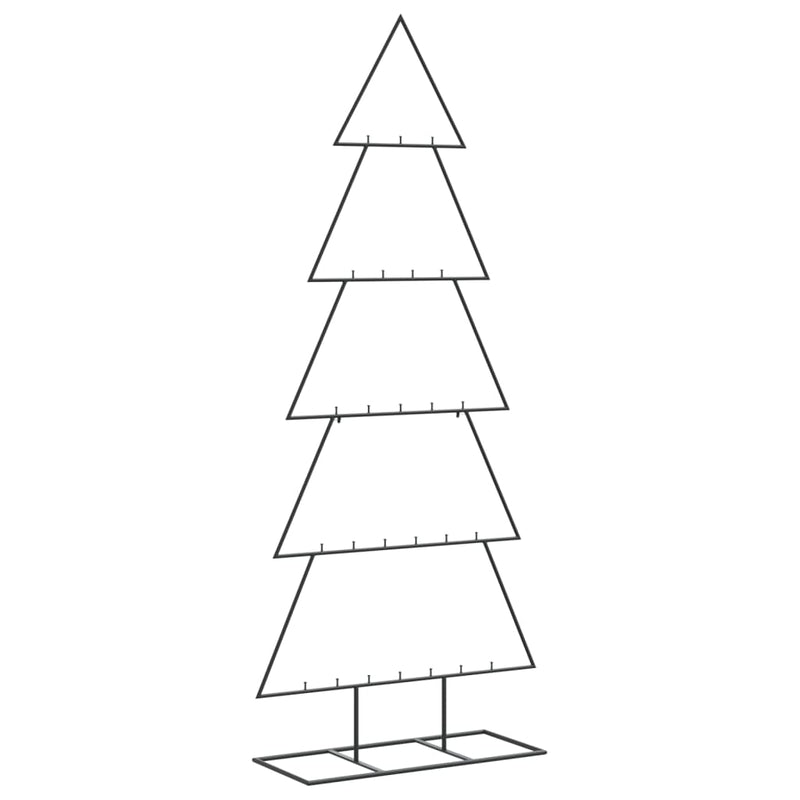 Afbeelding laden in galerijviewer, Vidaxl kerstdecoratie kerstboom 150 cm metaal zwart
