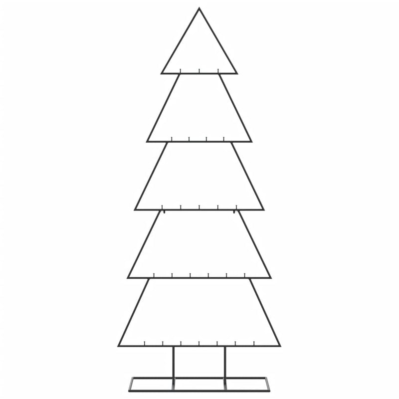 Afbeelding laden in galerijviewer, Vidaxl kerstdecoratie kerstboom 150 cm metaal zwart
