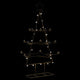 Vidaxl kerstdecoratie kerstboom 105 cm metaal zwart