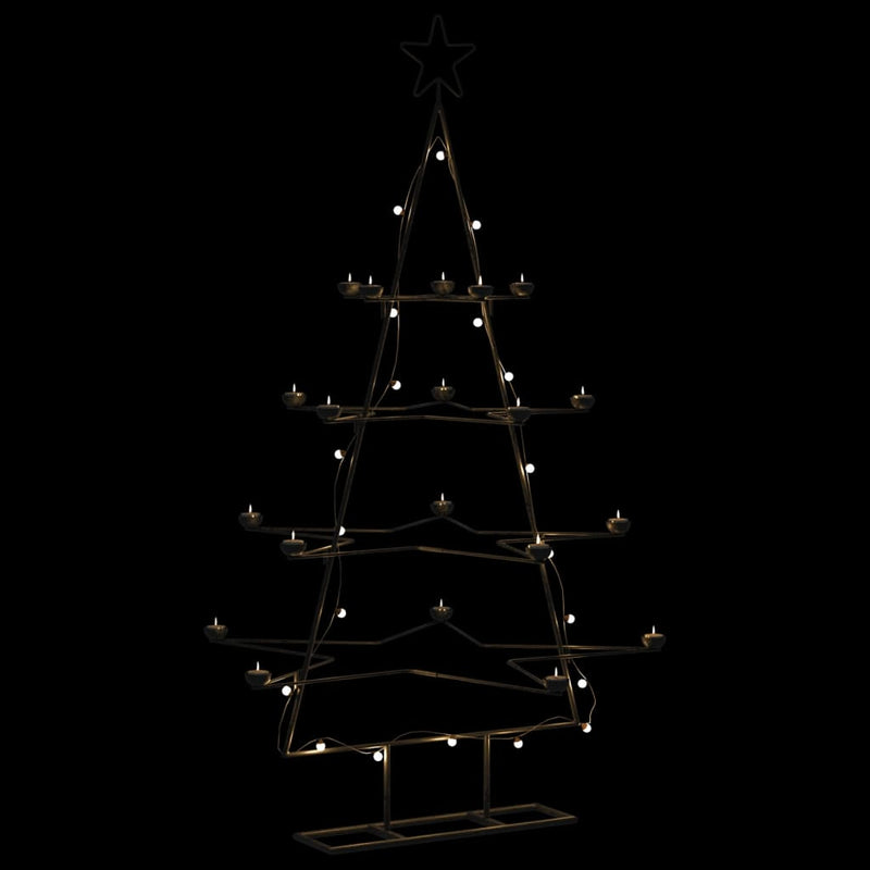 Chargez l'image dans la visionneuse de la galerie, Vidaxl kerstdecoratie kerstboom 140 cm metaal zwart
