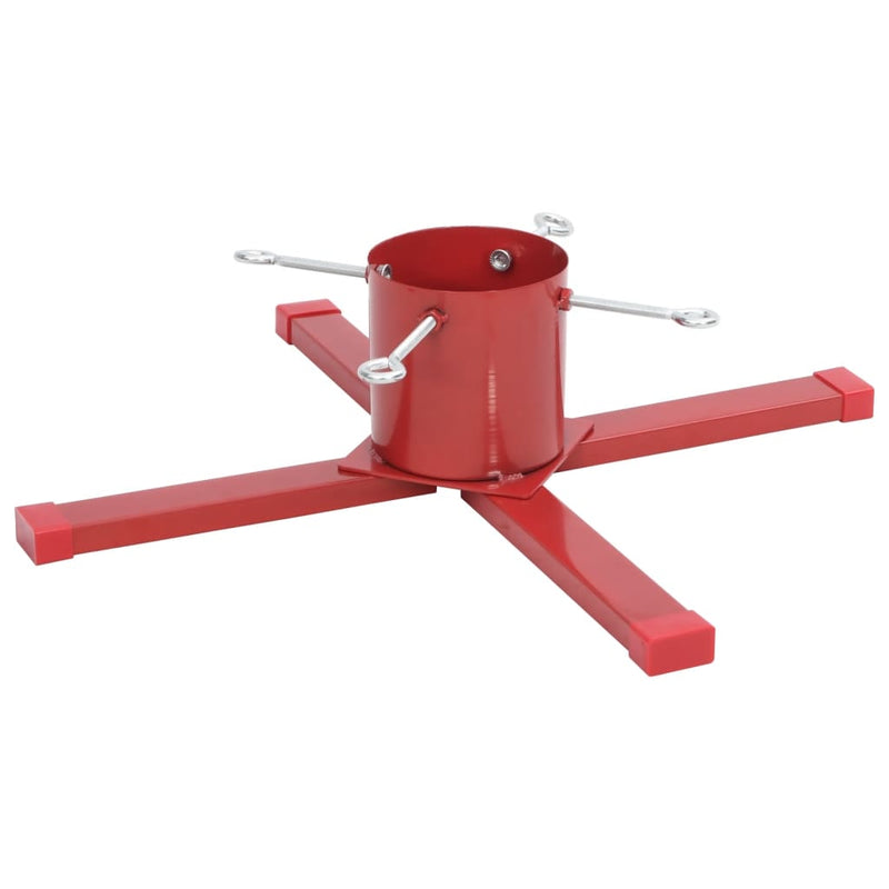 Load image into Gallery viewer, Vidaxl kerstboomstandaard 61x61x15,5 cm rood
