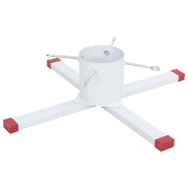 Vidaxl kerstboomstandaard 61x61x15,5 cm wit