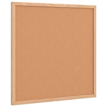Vidaxl kurkbord met massief grenenhouten frame 40x40 cm