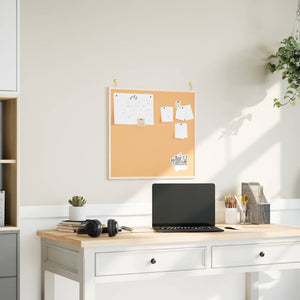 Vidaxl kurkbord met massief grenenhouten frame 60x55 cm