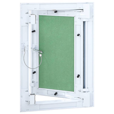 Vidaxl toegangs paneel groen en zilver 25 x 35 cm
