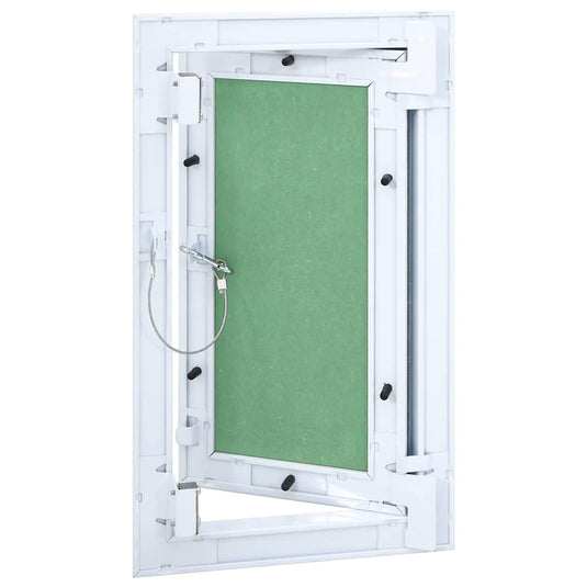 Vidaxl toegangs paneel groen en zilver 25 x 45 cm