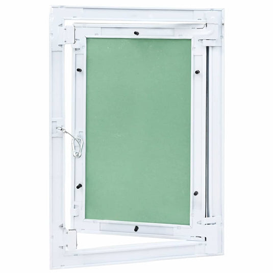 Vidaxl toegangs paneel groen en zilver 35 x 45 cm