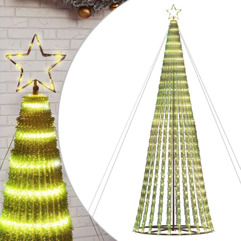 Load image into Gallery viewer, Vidaxl led-kerstboom 1028 leds warm wit 403 cm
