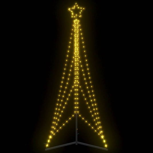 Vidaxl led-kerstboom 483 leds warm wit 240 cm