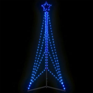 Vidaxl led-kerstboom 483 leds 240 cm blauw