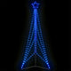 Vidaxl led-kerstboom 483 leds 240 cm blauw