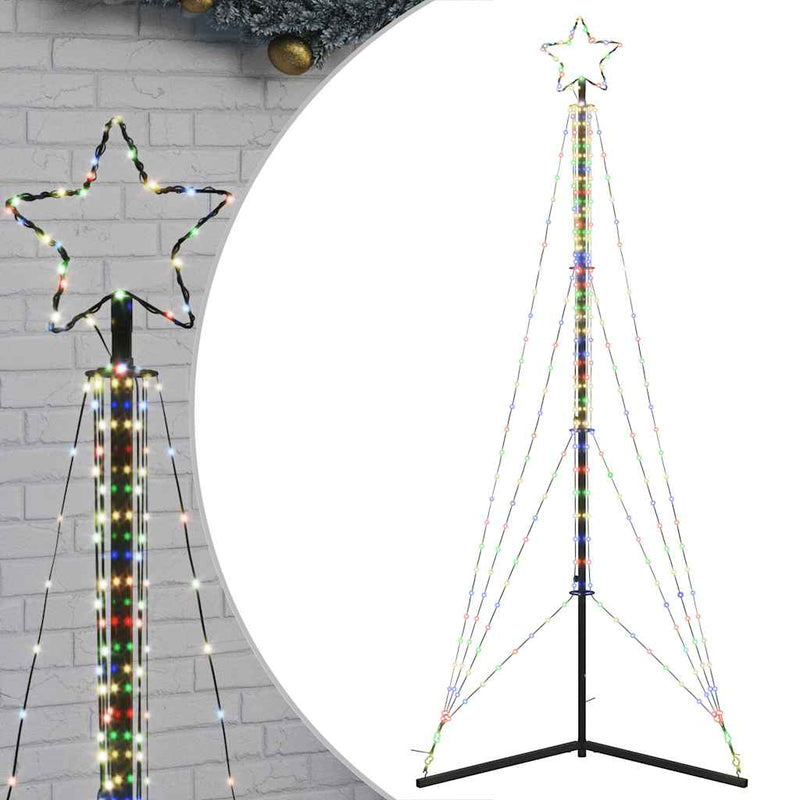 Load image into Gallery viewer, Vidaxl led-kerstboom 483 leds kleurrijk 240 cm
