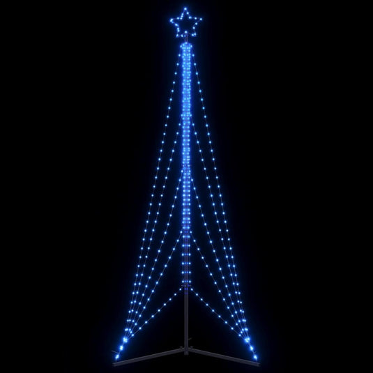 Vidaxl led-kerstboom 525 leds 302 cm blauw