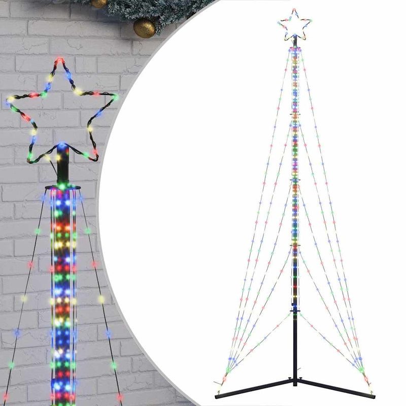 Load image into Gallery viewer, Vidaxl led-kerstboom 525 leds kleurrijk 302 cm

