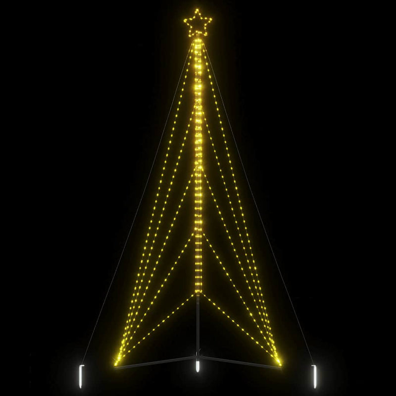 Load image into Gallery viewer, Vidaxl led-kerstboom 615 leds warm wit 404,5 cm
