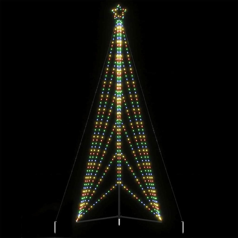 Afbeelding laden in galerijviewer, Vidaxl led-kerstboom 861 leds kleurrijk 478 cm
