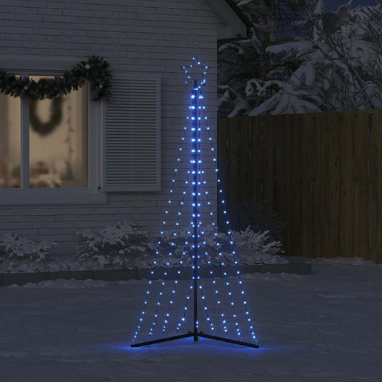 Vidaxl led-kerstboom 339 leds 187 cm blauw