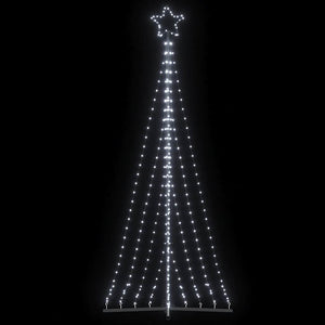 Vidaxl led-kerstboom 447 leds koud wit 250 cm