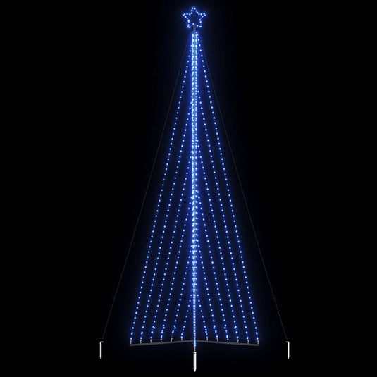 Vidaxl led-kerstboom 789 leds 476 cm blauw