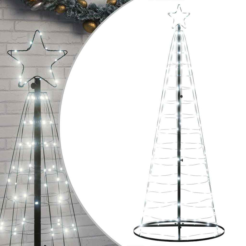 Load image into Gallery viewer, Vidaxl led-kerstboom 200 leds koud wit 180 cm
