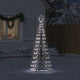 Vidaxl led-kerstboom 200 leds koud wit 180 cm