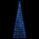 Vidaxl led-kerstboom 550 leds 304 cm blauw
