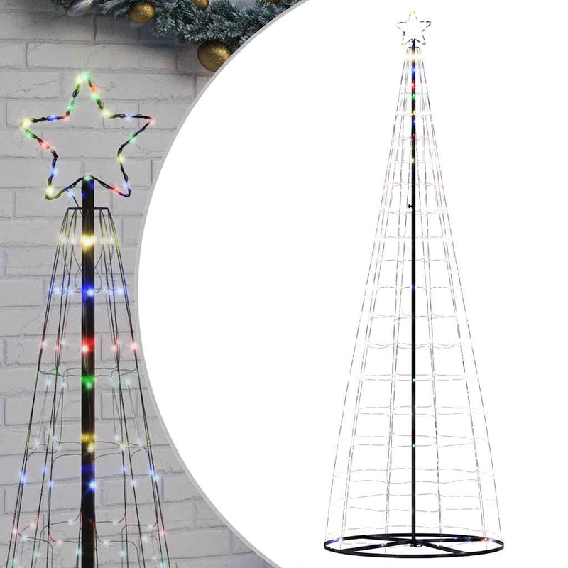 Load image into Gallery viewer, Vidaxl led-kerstboom 550 leds kleurrijk 304 cm
