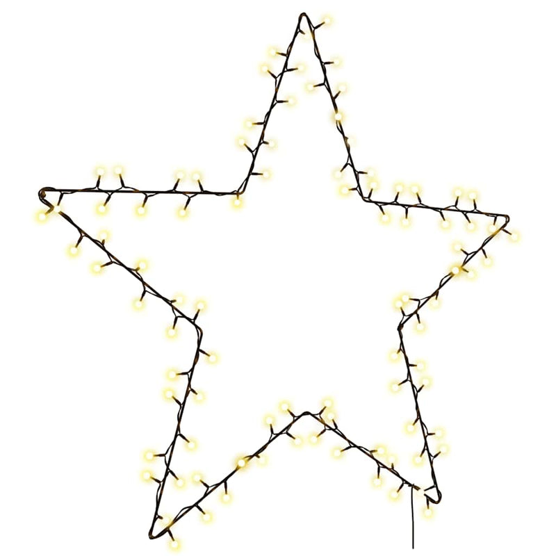 Load image into Gallery viewer, Vidaxl kerstverlichting ster silhouet 115 leds warm wit
