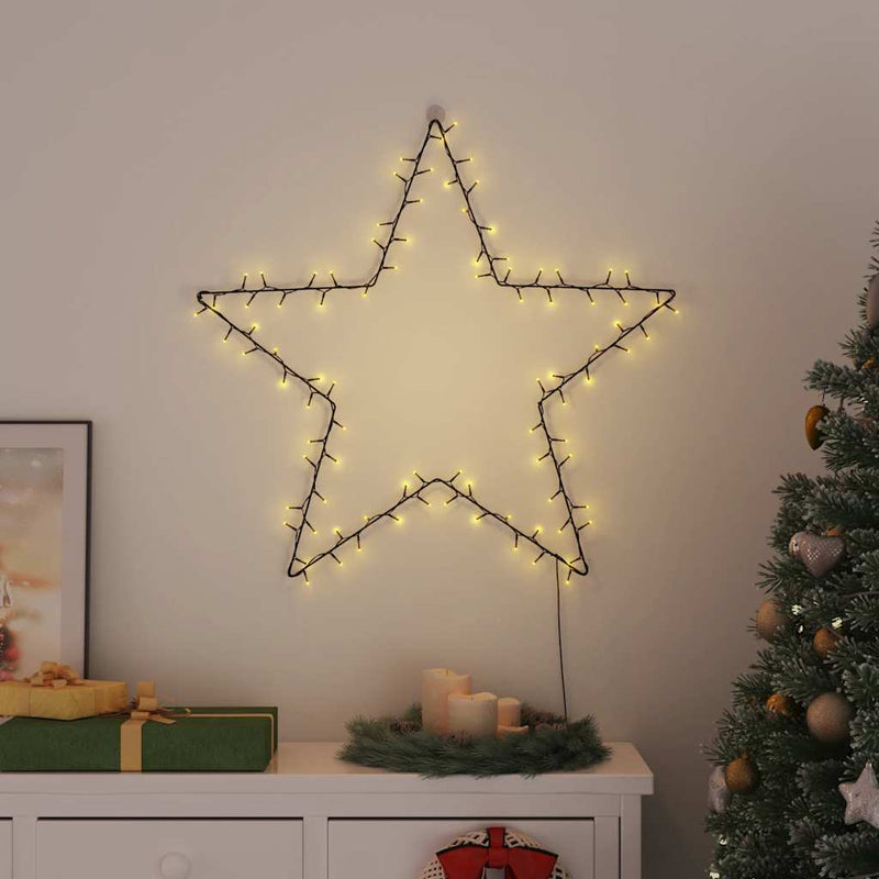 Load image into Gallery viewer, Vidaxl kerstverlichting ster silhouet 115 leds warm wit

