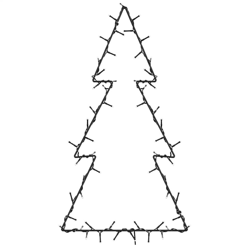 Load image into Gallery viewer, Vidaxl kerstverlichting kerstboom silhouet 80 leds warm wit
